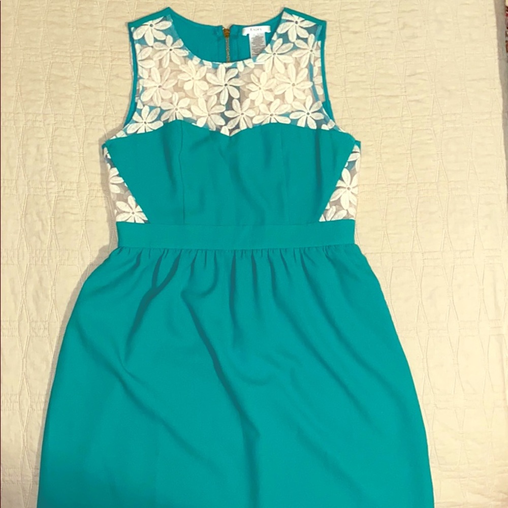 Green Flowered Dress